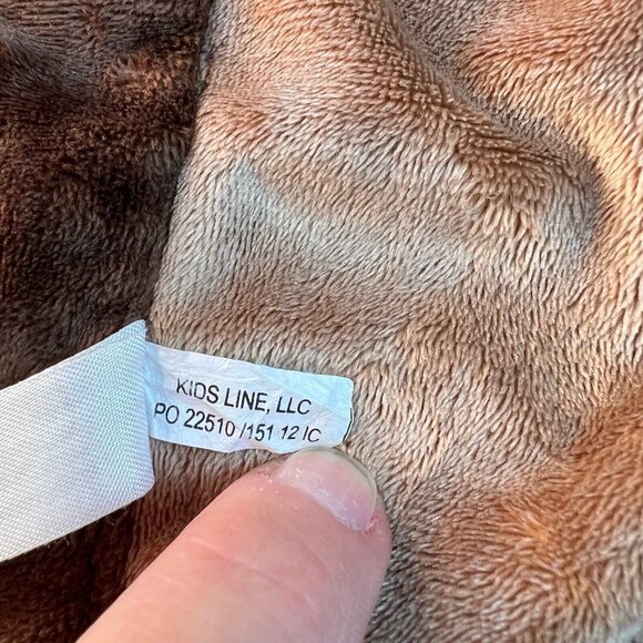 Graco Lion Lovey Brown Security Blanket plush Woobie Blankie - Picture 5 of 8